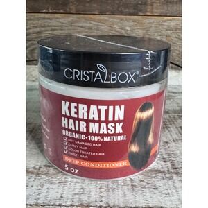 Cristalbox Keratin Hair Mask | Deep Conditioner | 5oz Full Sz SEALED | MSRP $16